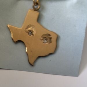 Vintage Winard Eyes Of Texas Gold Filled Charm